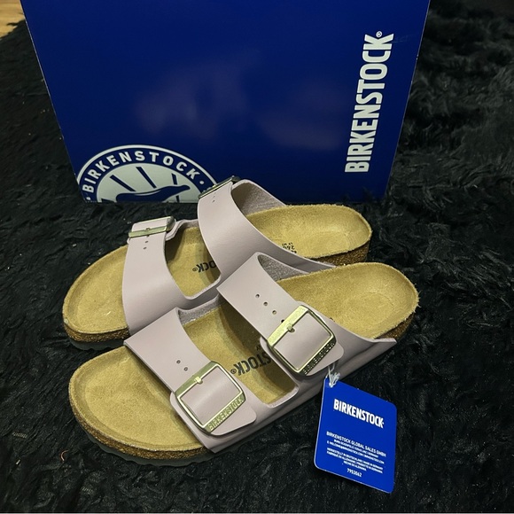 BIRKENSTOCK Arizona purple sandals slippers shoes women’s eur 39 new in box - Picture 7 of 8